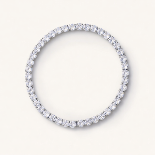 Elastic Tennis Bracelet | Silver