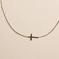 Eternal Grace Gold Cross Necklace
