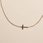 Eternal Grace Gold Cross Necklace