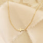 Dainty Sideways Cross Necklace - Best & Co. Boutique