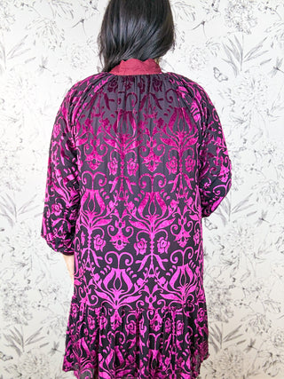 Marlowe Velvet Mini Dress | Curvy