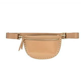 Fanny Studded Crossbody | Camel