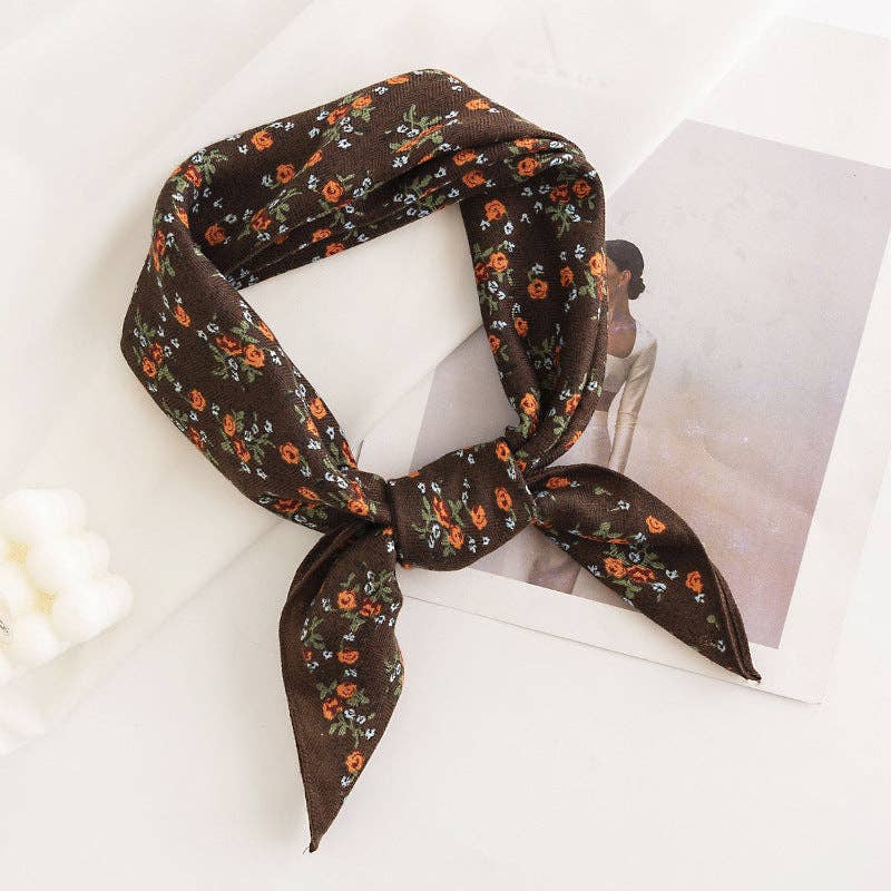 Vintage Floral Scarves (25.5x25.5) - Best & Co. Boutique