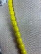 Yellow Beaded Necklace | Heart