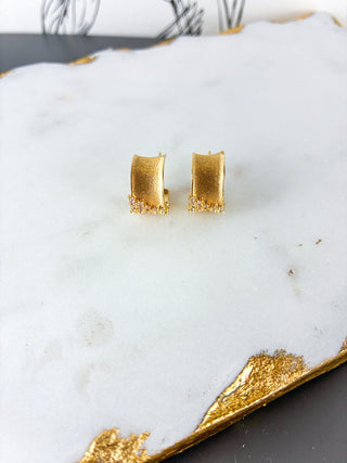 Irregular CZ C-Hoops