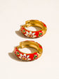 Isabeau Vintage Hoop | Red