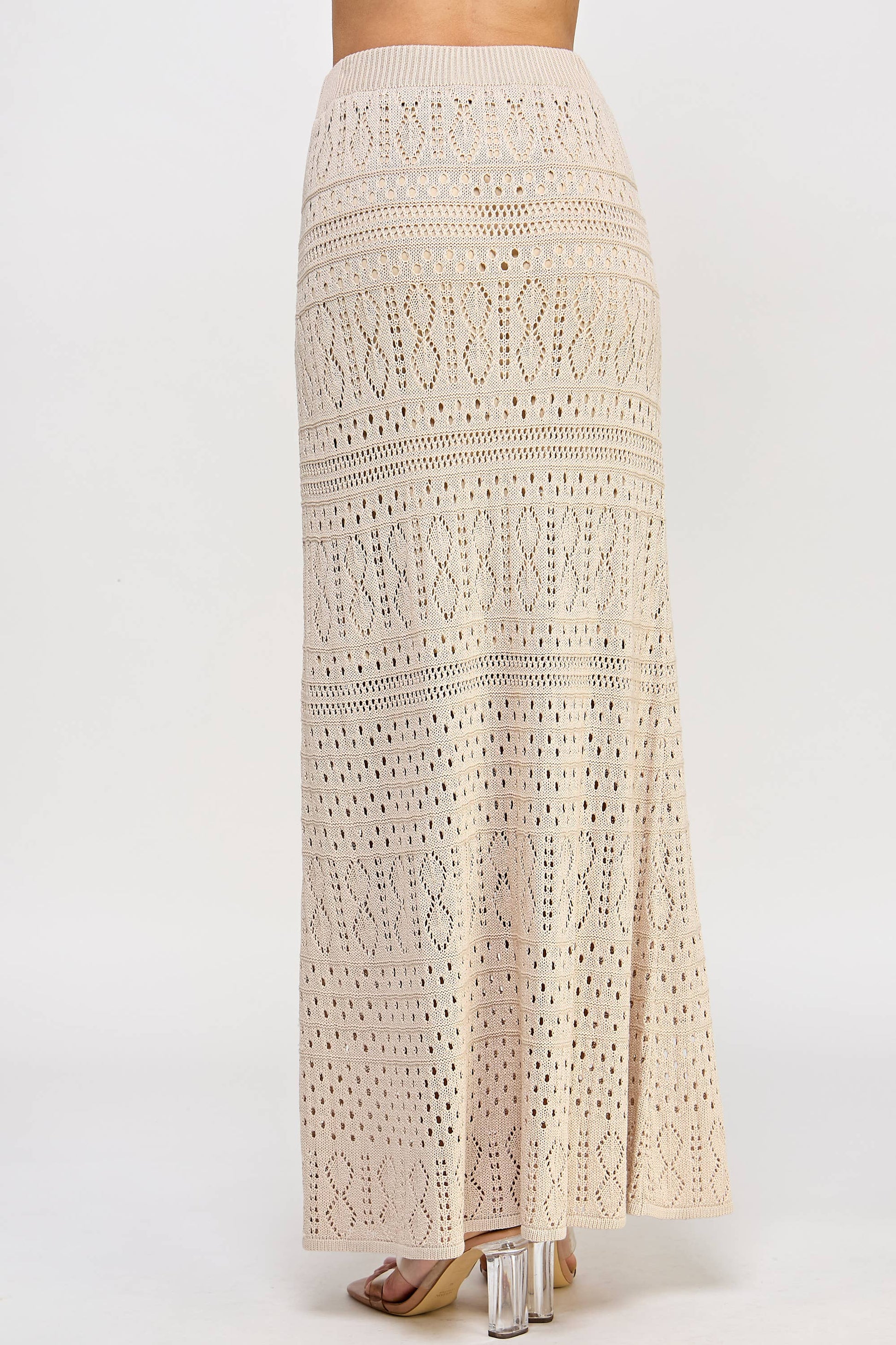 The Amber Knit Crochet Skirt - Best & Co. Boutique