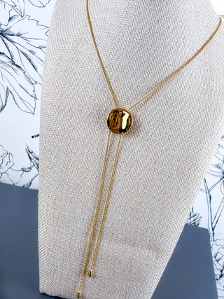 Round Bolo Necklace | Mikayla