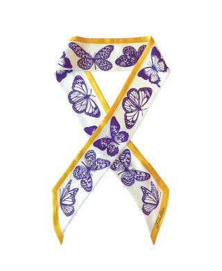 The Mariposa Silk Twilly Scarf
