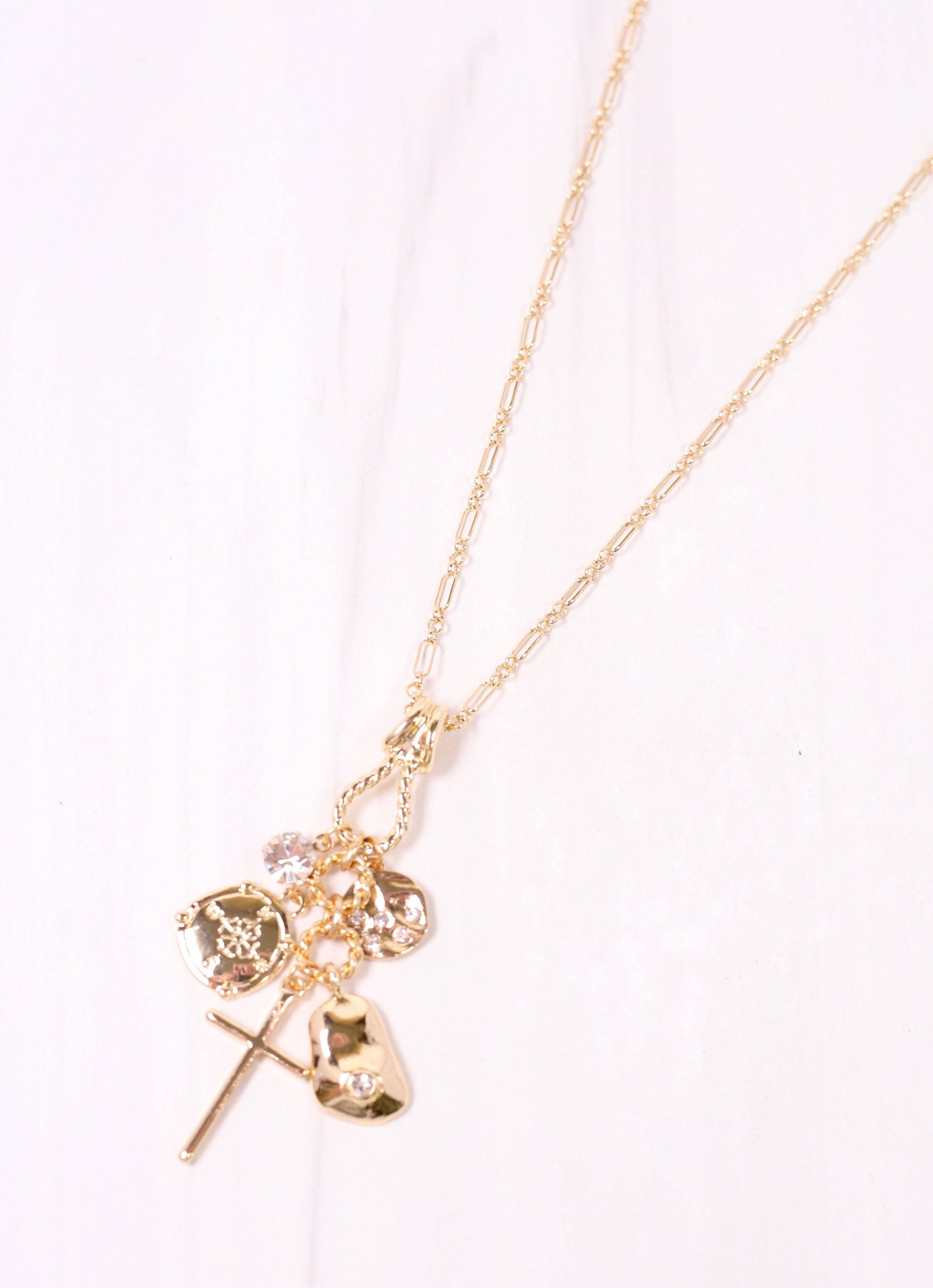 Rivers Layered Charm Necklace - Best & Co. Boutique