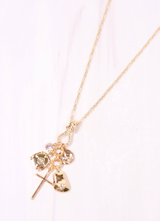 Rivers Layered Charm Necklace - Best & Co. Boutique