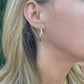 Tessa Gold Hoops | Medium
