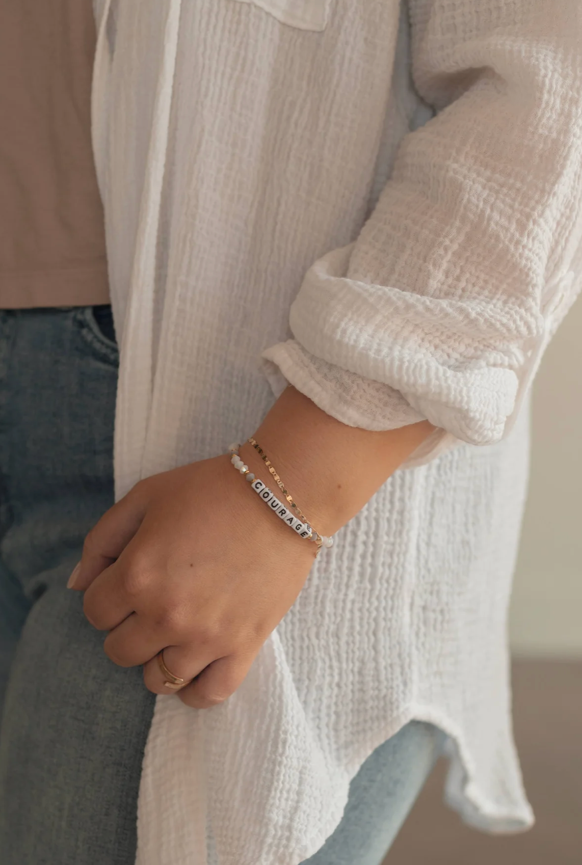 Courage Beaded Bracelet