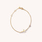 Martha Golden Cross Bracelet