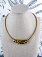 Delilah Hammered Magnetic Necklace | 18k Gold