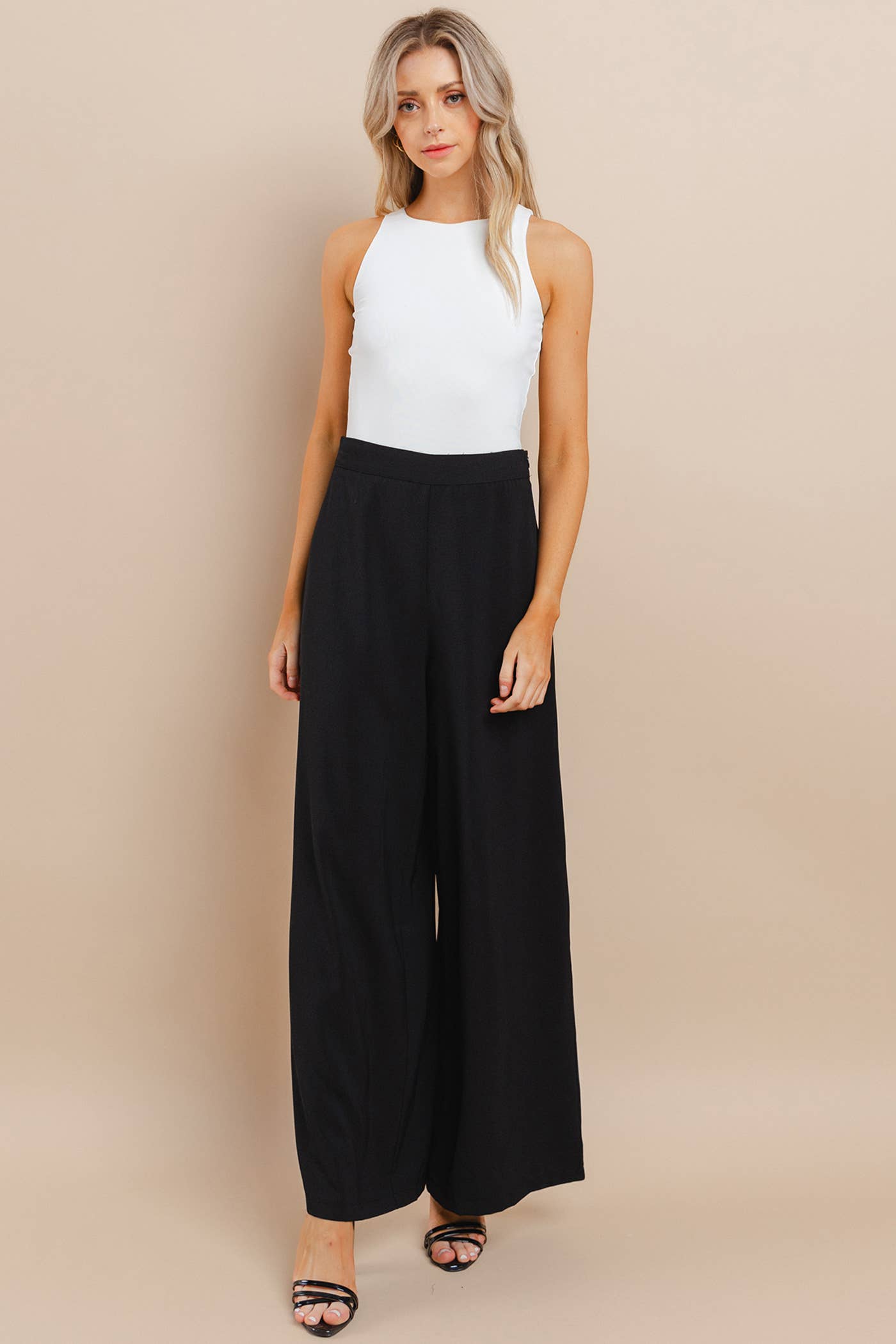 Black Wide Leg Pants - Best & Co. Boutique