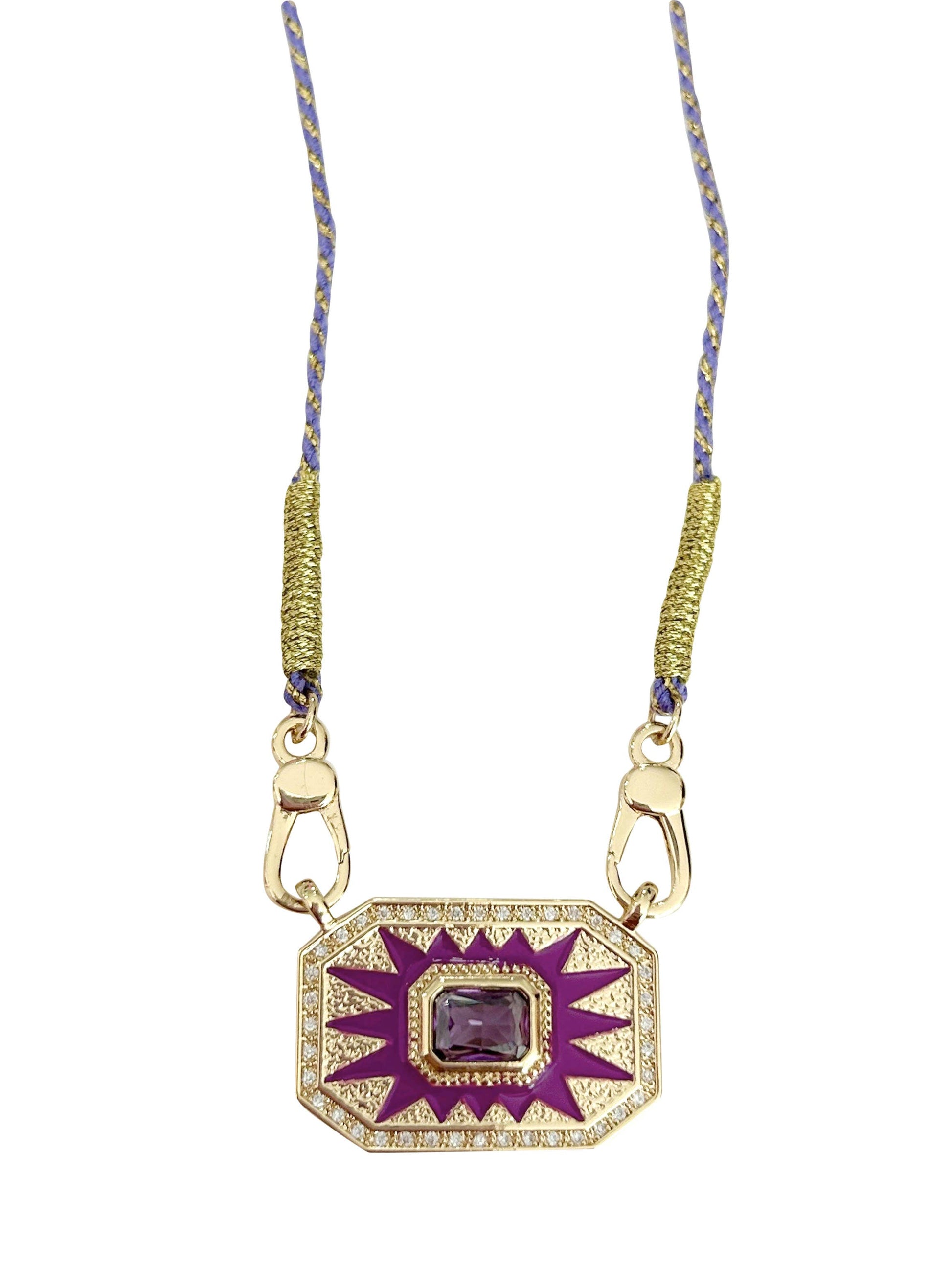 Purple and gold game day jewelry LSU