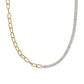 Gilded Tide Tennis & Paperclip Choker