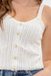 Ivory crochet camisole - Best & Co. Boutique