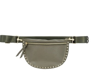 Fanny Studded Crossbody | Olive