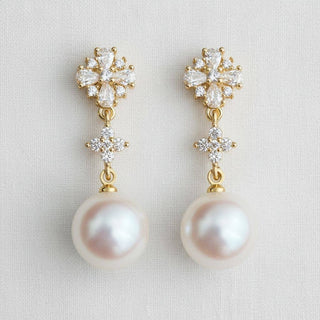 Aurora Floral Drop Earrings