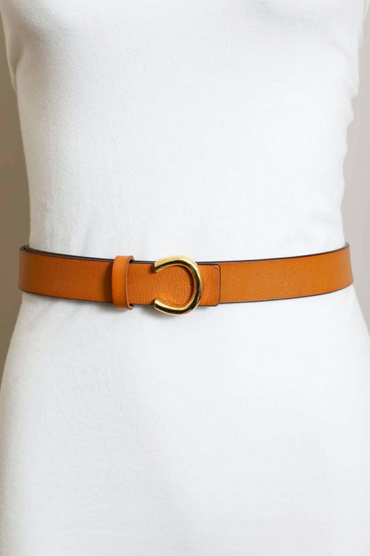 Minimalist Gold Horseshoe Belt - Best & Co. Boutique