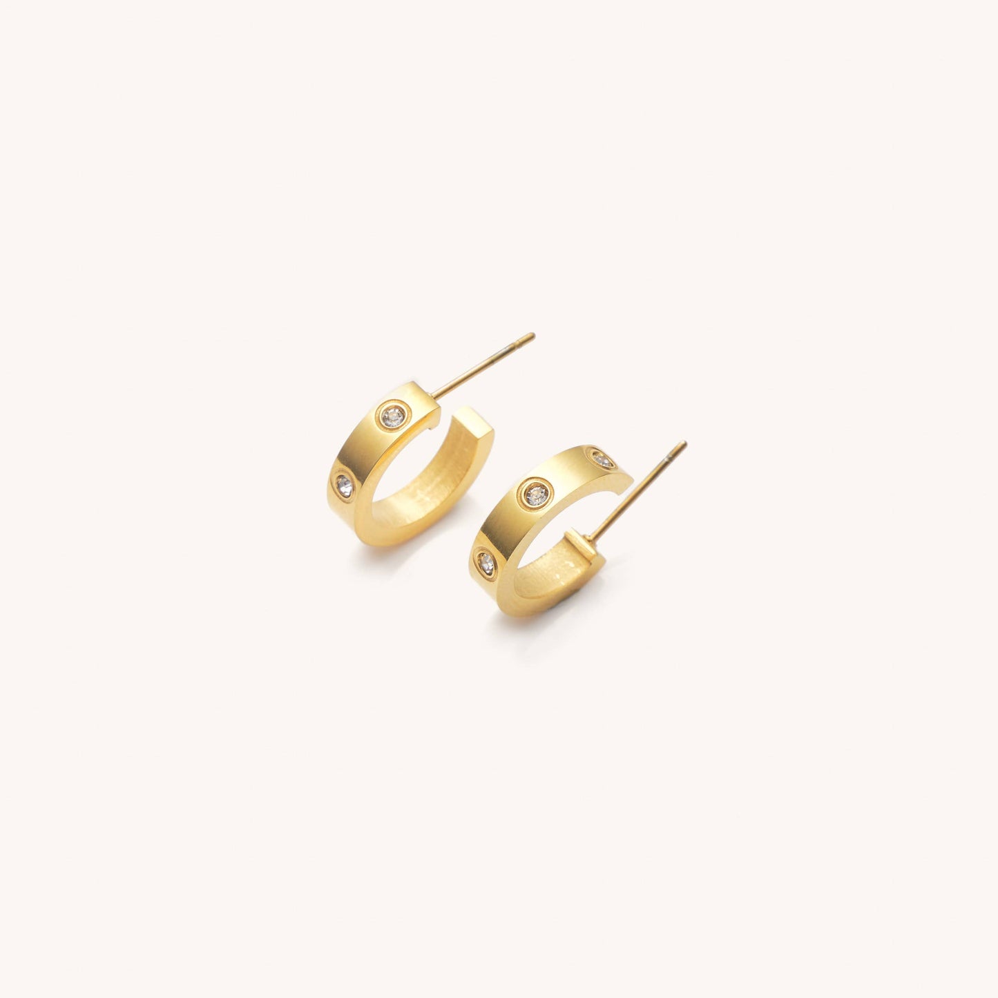 Corinne Gold Hoops