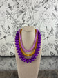 Bentley Resin Necklace | Purple