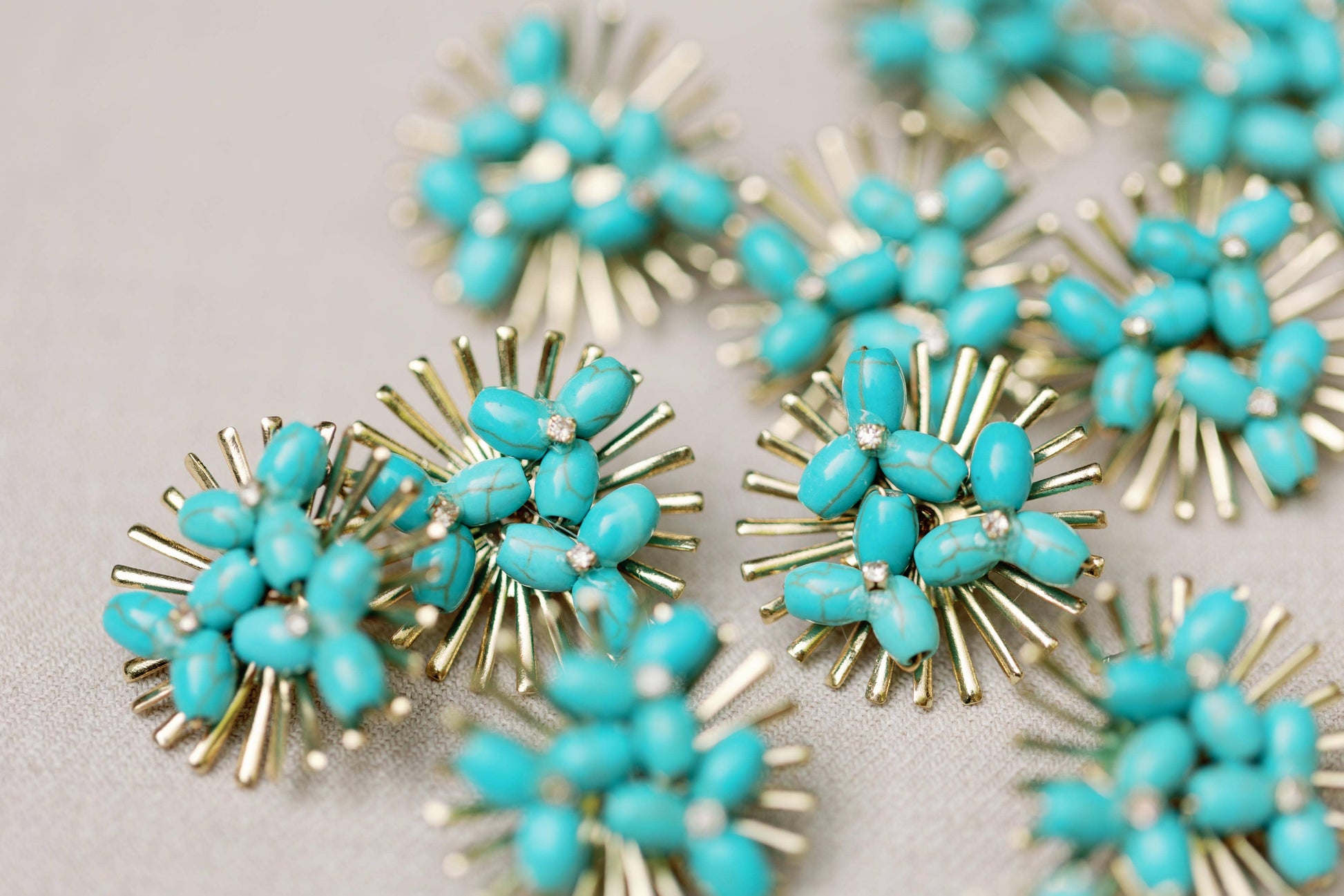 Ines Turquoise Earrings - Best & Co. Boutique