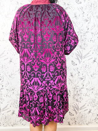 Marlowe Velvet Mini Dress | Curvy