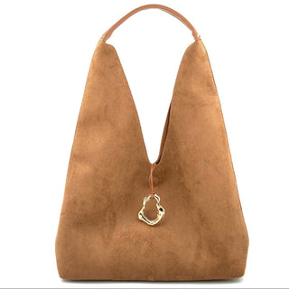 Noma Reversible Suede/Leather Tote | Camel