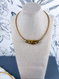 Delilah Hammered Magnetic Necklace | 18k Gold