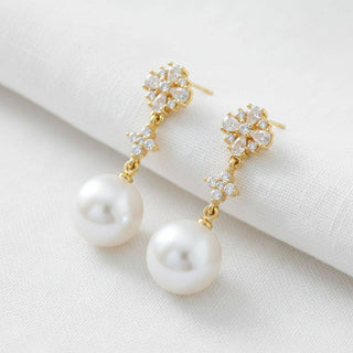 Aurora Floral Drop Earrings