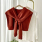 Brick Knit Knotted Shawl - Best & Co. Boutique