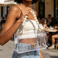 Pearls & Passes Clear Cross Body