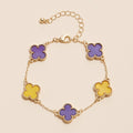 purple and gold game day jewelry