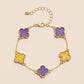 purple and gold game day jewelry