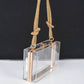 Golden Hour Clear Clutch