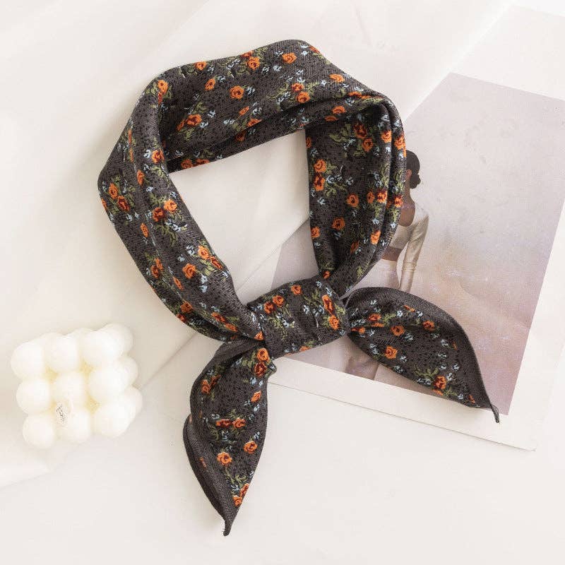 Vintage Floral Scarves (25.5x25.5) - Best & Co. Boutique