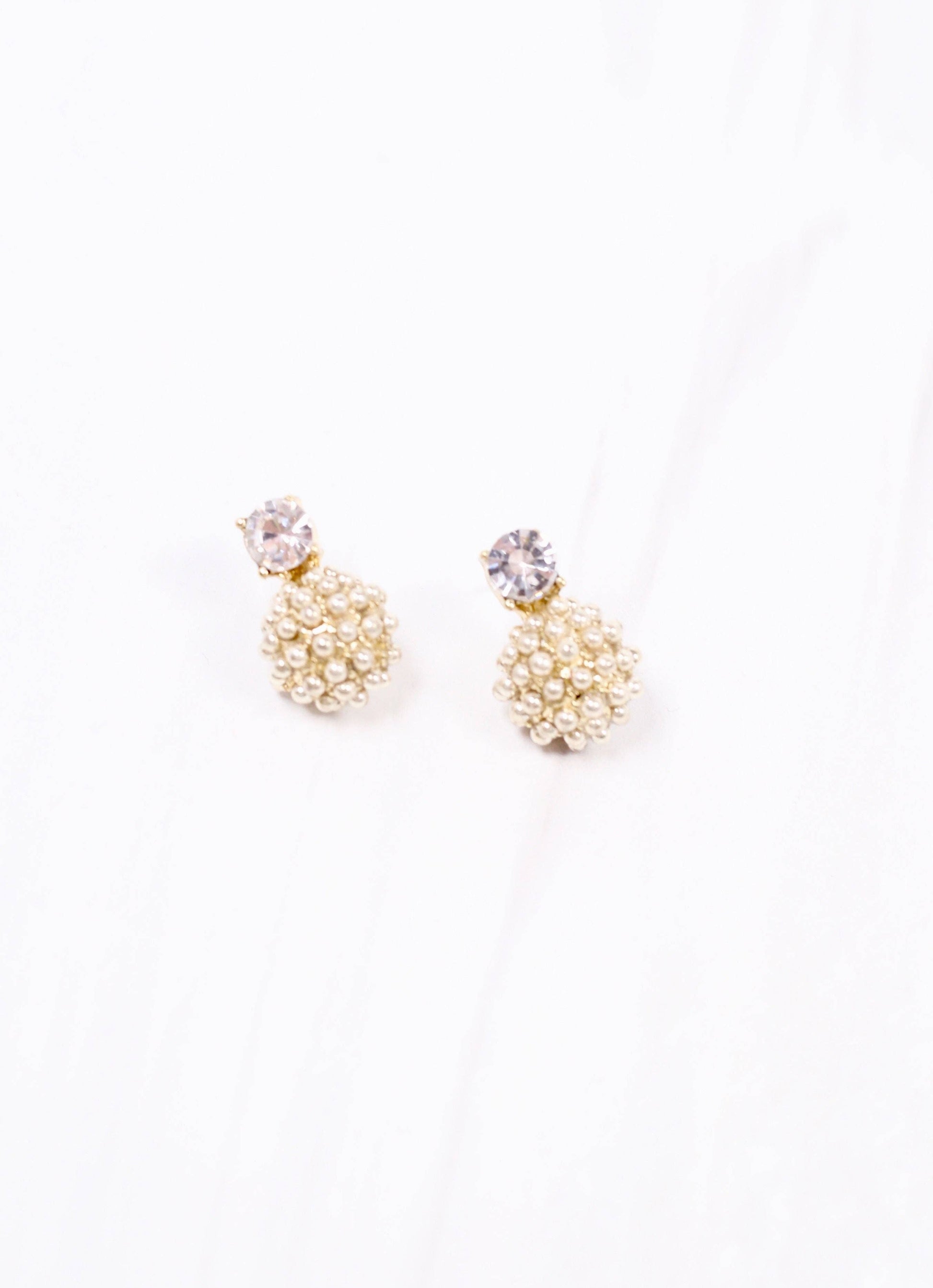Woodall Pearl CZ Drops - Best & Co. Boutique