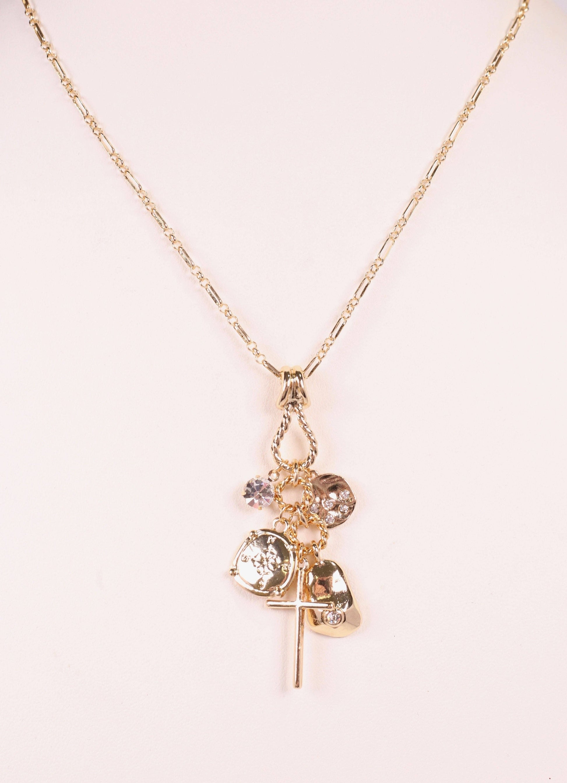 Rivers Layered Charm Necklace - Best & Co. Boutique