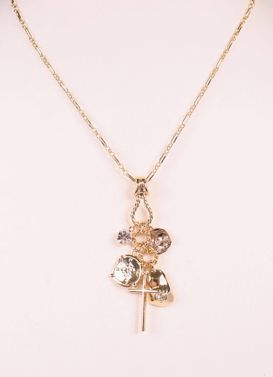 Rivers Layered Charm Necklace - Best & Co. Boutique