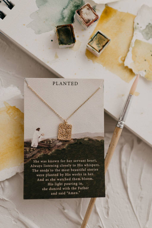 Planted Christian Necklace - Best & Co. Boutique