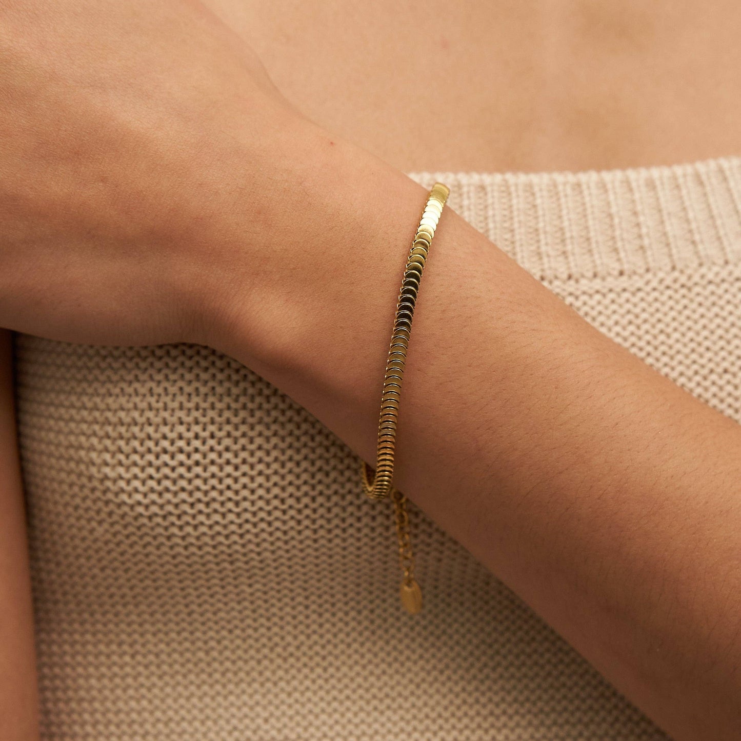 Accordion Chain Bracelet