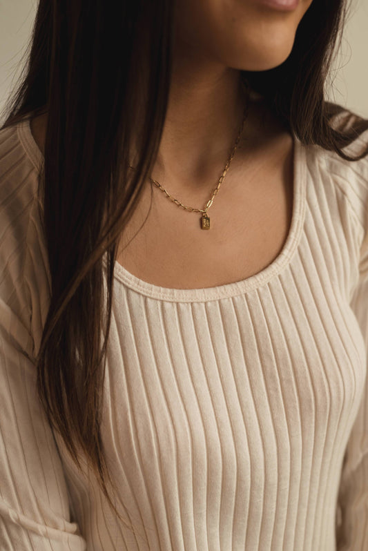 Pure Joy Tag Necklace - Best & Co. Boutique