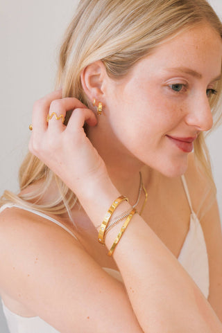 Corinne Gold Bangle | Mini