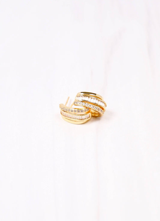 Amici CZ Hoops - Best & Co. Boutique