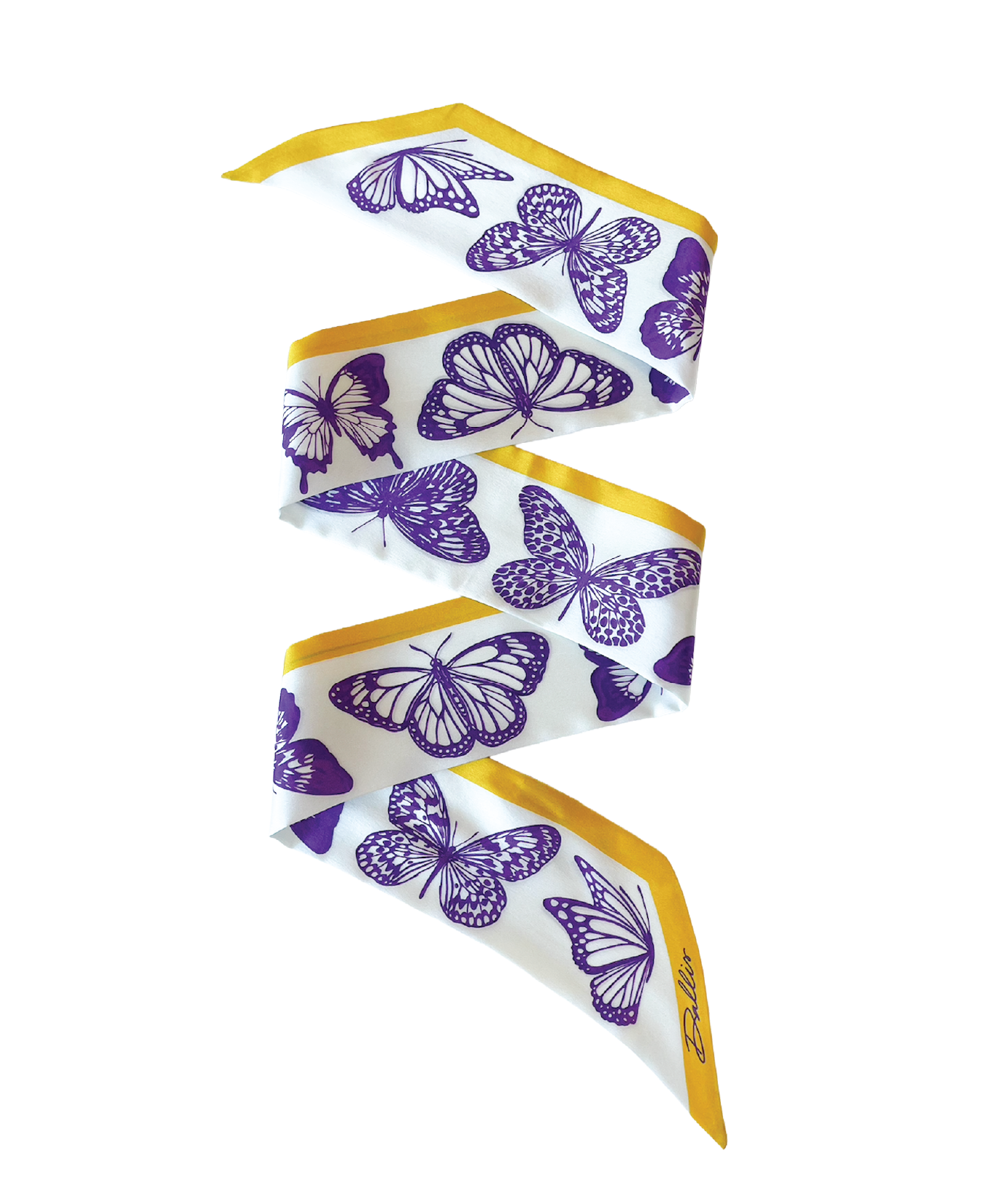 The Mariposa Silk Twilly Scarf