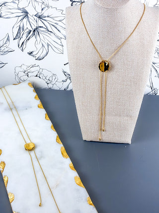 Round Bolo Necklace | Mikayla