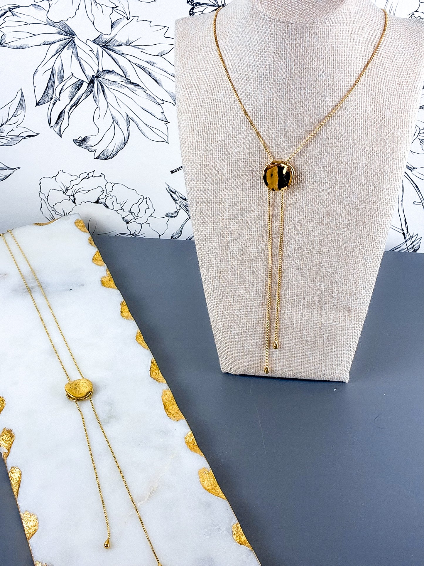 Round Bolo Necklace | Mikayla